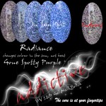 Addictive UV LED Gel Nail Polish - Radiance - Gone Spotty Purple