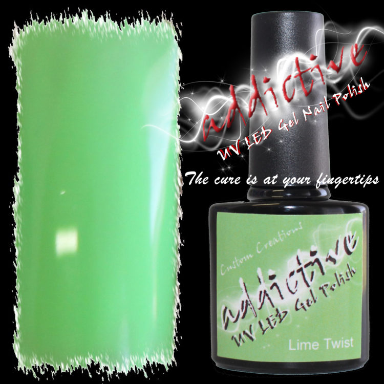 Addictive UV LED Gel Nail Polish - Lime Twist