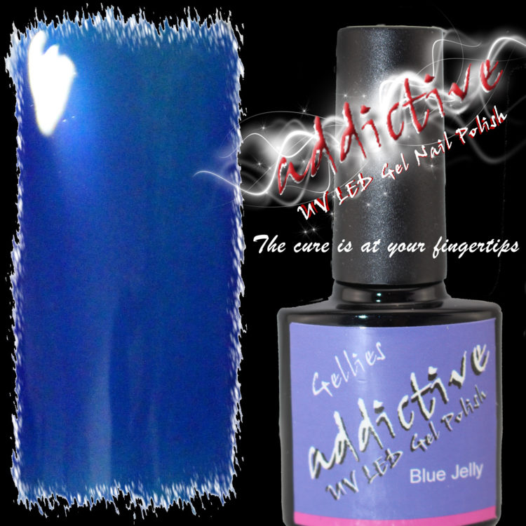 Addictive UV LED Gel Nail Polish - Gellies - Blue Jelly