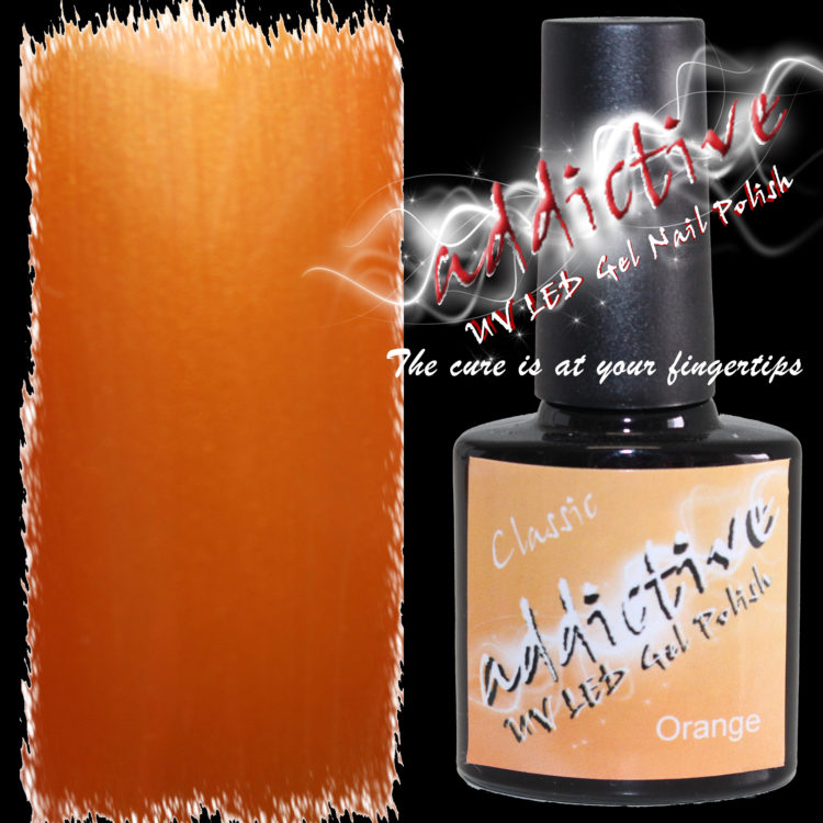 Addictive UV LED Gel Nail Polish - Orange