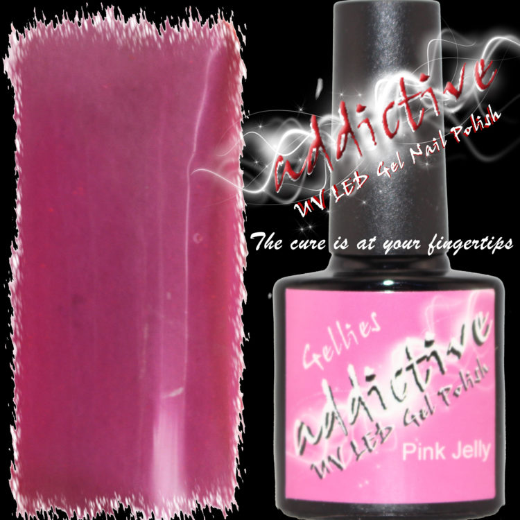 Addictive UV LED Gel Nail Polish - Gellies - Pink Jelly