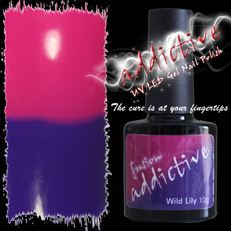 Addictive UV LED Gel Nail Polish - Wild Lily - Fusion - Temperature Change