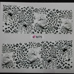Full Nail Wraps - water transfer - Tiger M75