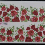 Full Nail Wraps - water transfer - Roses