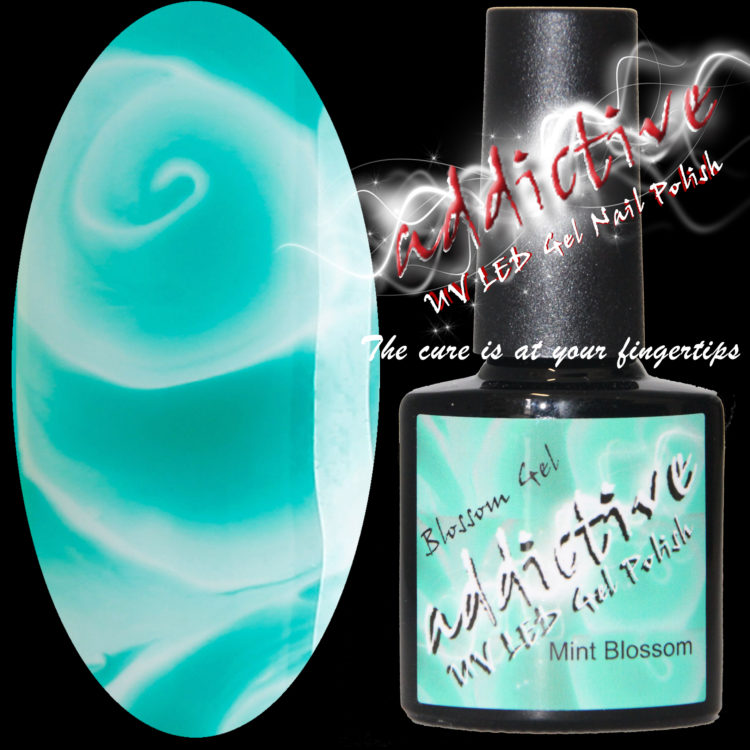 Addictive UV LED Blossom Gel Nail Polish - Mint Blossom