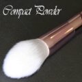 Simply Glamorous Rose Gold Pink Compact Powder Brush