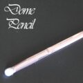Simply Glamorous Rose Gold Pink Dome Pencil Brush