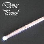 Simply Glamorous Rose Gold Pink Dome Pencil Brush
