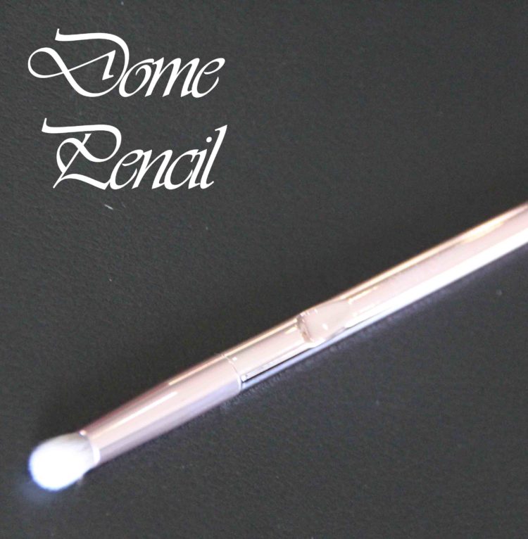 Simply Glamorous Rose Gold Pink Dome Pencil Brush