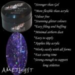 Addictive AcryGel Artistic Glitters - Amethyst 15g pot