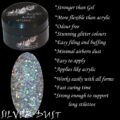 Addictive AcryGel Artistic Glitters - Silver Dust 15g pot