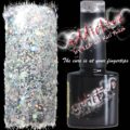 Addictive UV LED Gel Nail Polish - Bling it on!!! Silver