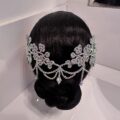 Embroidered Glass Rhinestone Hair Accessory - Blossom